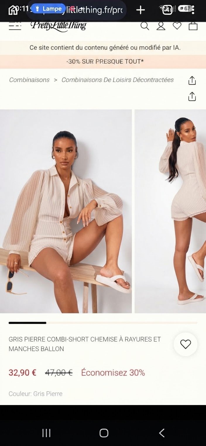Combi-short élégant 🎀