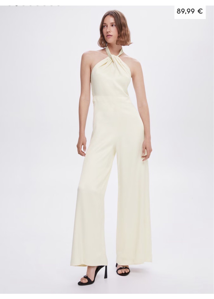 Combinaison Mango pour mariée 