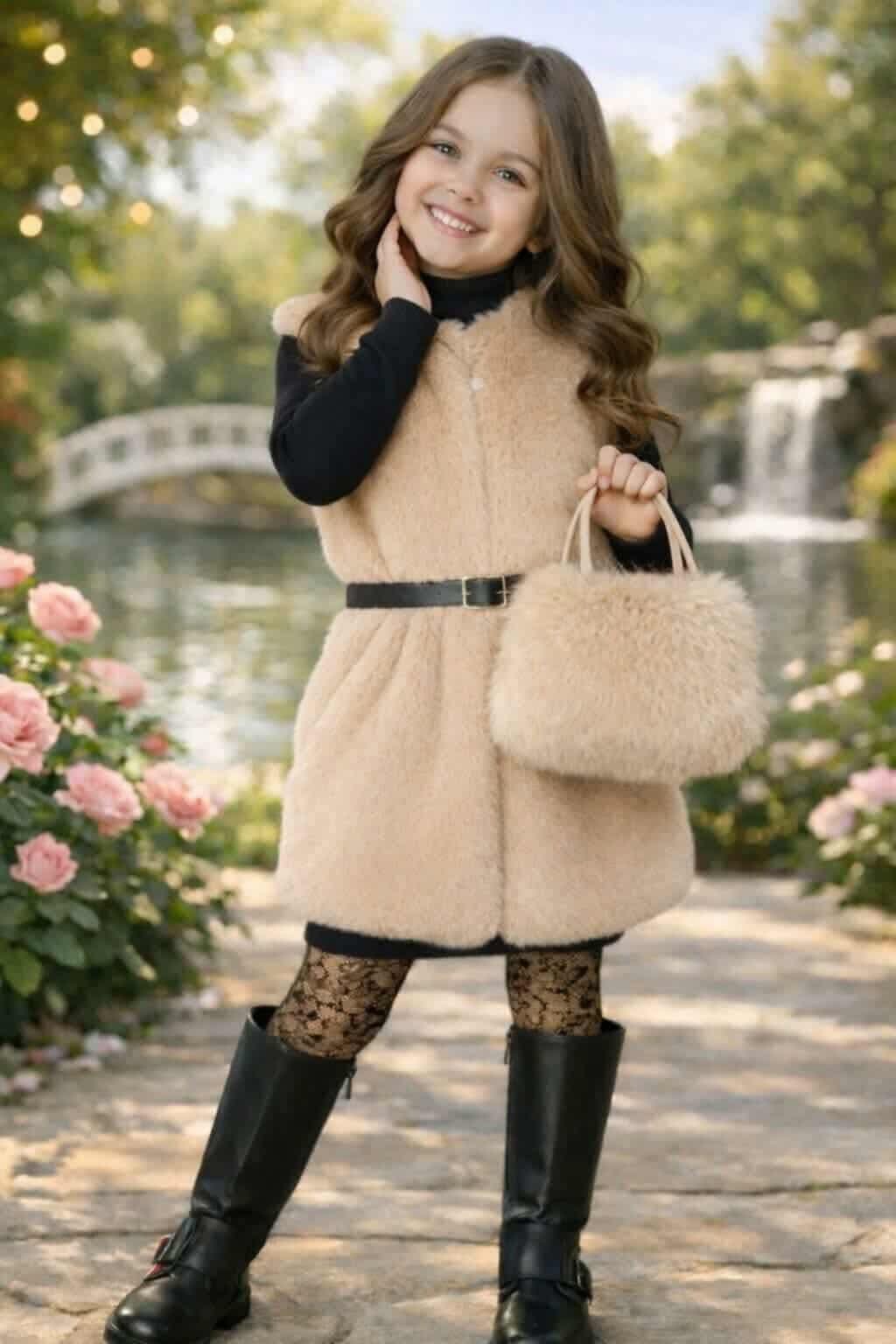 Robe fille 4 pièces 