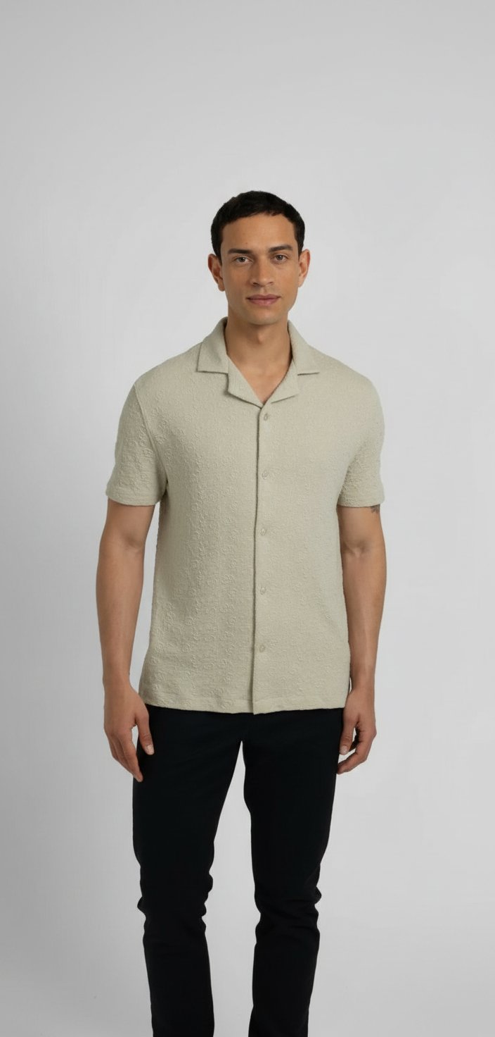 Chemise fluide à manches courtes 