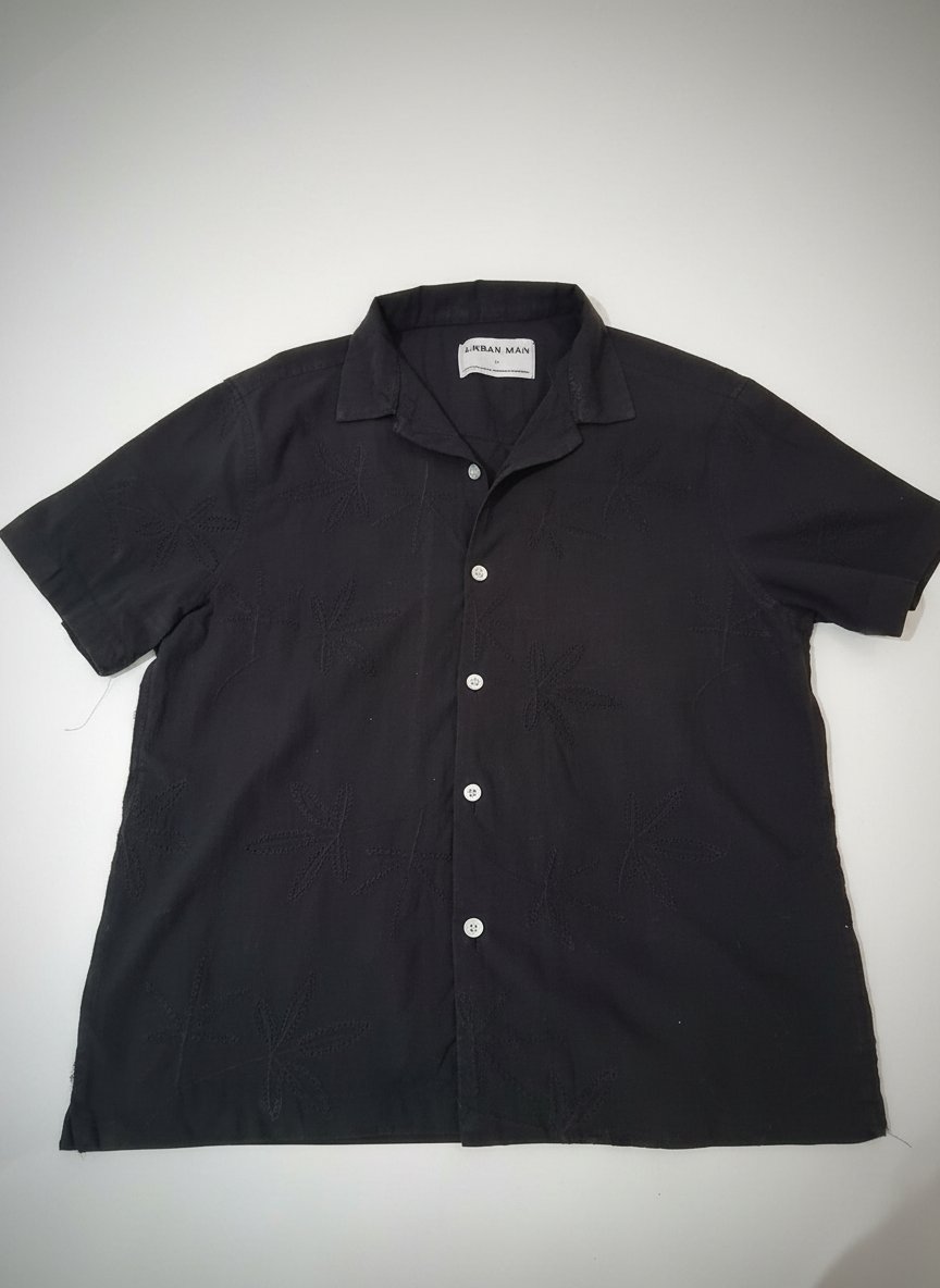Chemise homme fluide en broderie 