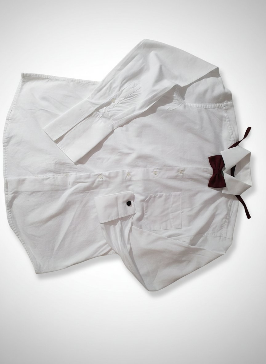 Chemise soirée manches à boutons manchettes pierre cardin