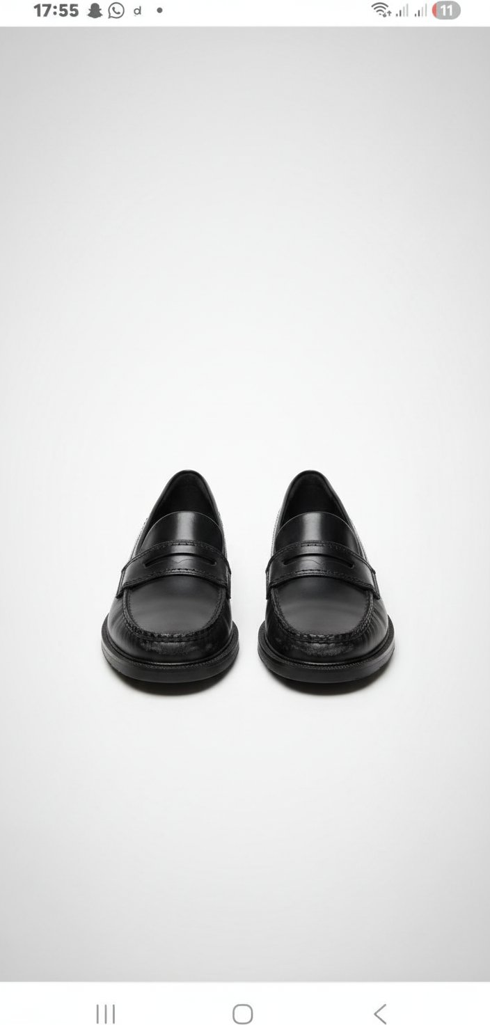 Mocassins en cuir véritable 