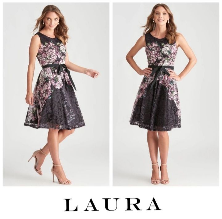 Laura Robe Dentelle Fleurie S/M
