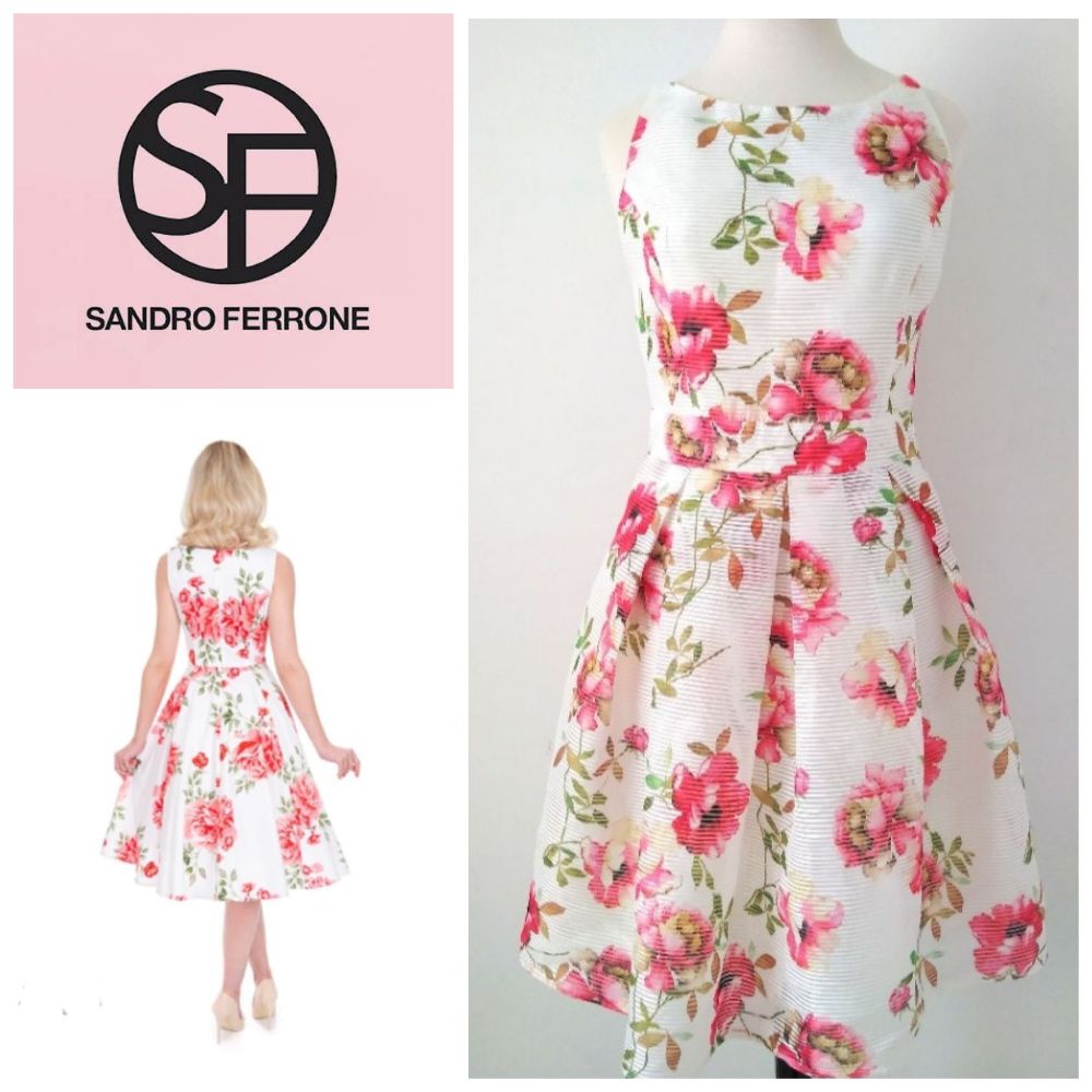 Sandro Ferrone  Robe Felurie T38/40