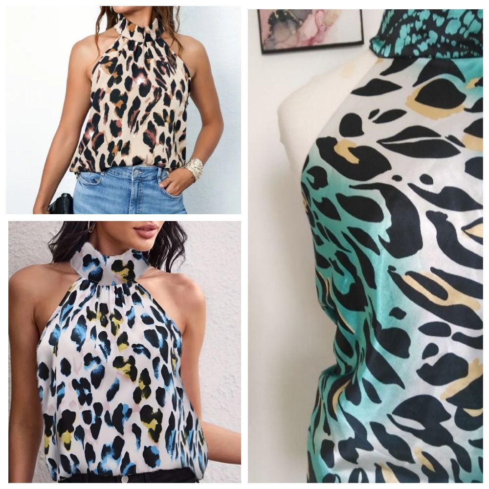 Sexy Hors Épaules Haut Satiné TU