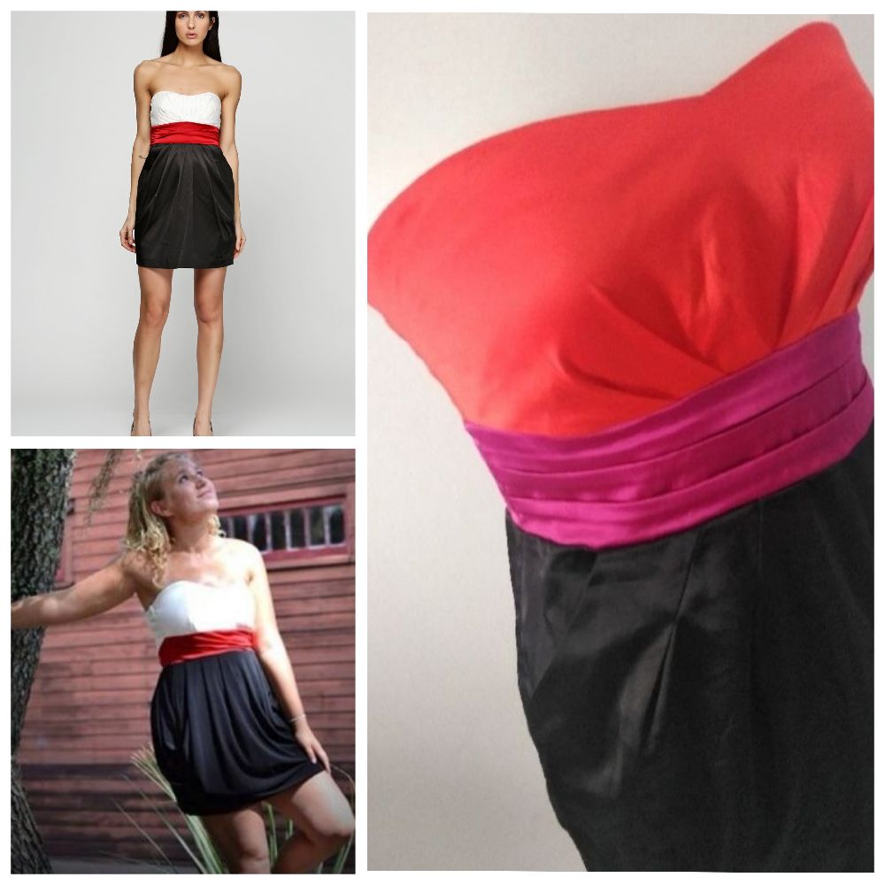 Robe Bustier Satin 