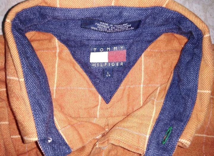 Chemise Homme Tommy Hilfiger, taille 46/48, effet laine