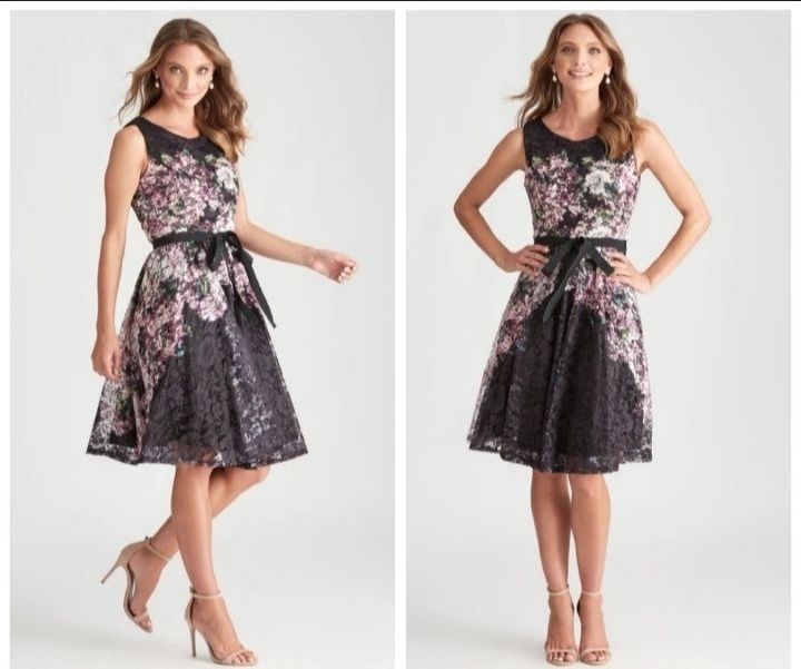 Laura Robe Dentelle Fleurie S / M