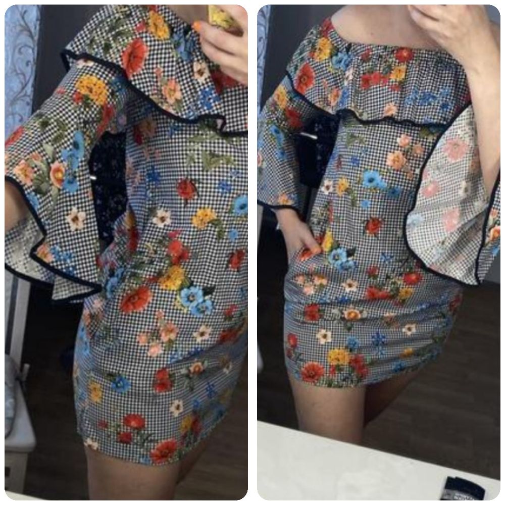 Zara Robe à Imprimés florales M/L