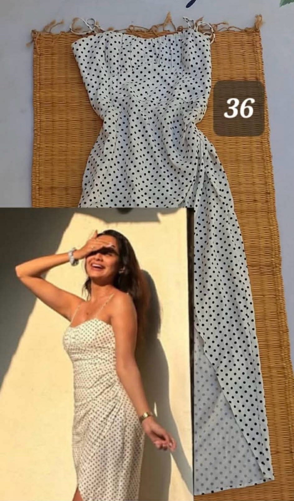 Robe à pois