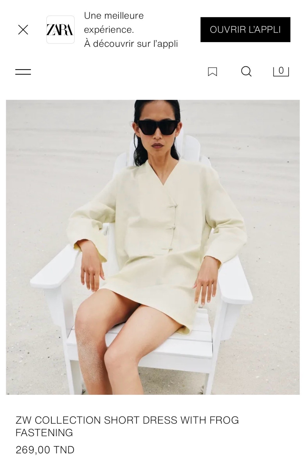 Robe zara neuve