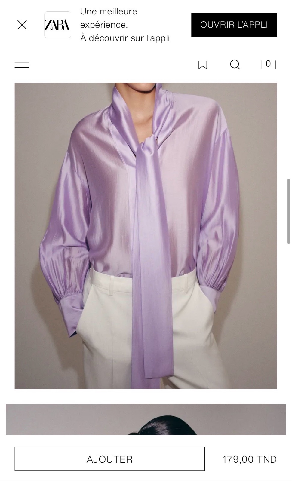Blouse Zara Neuve