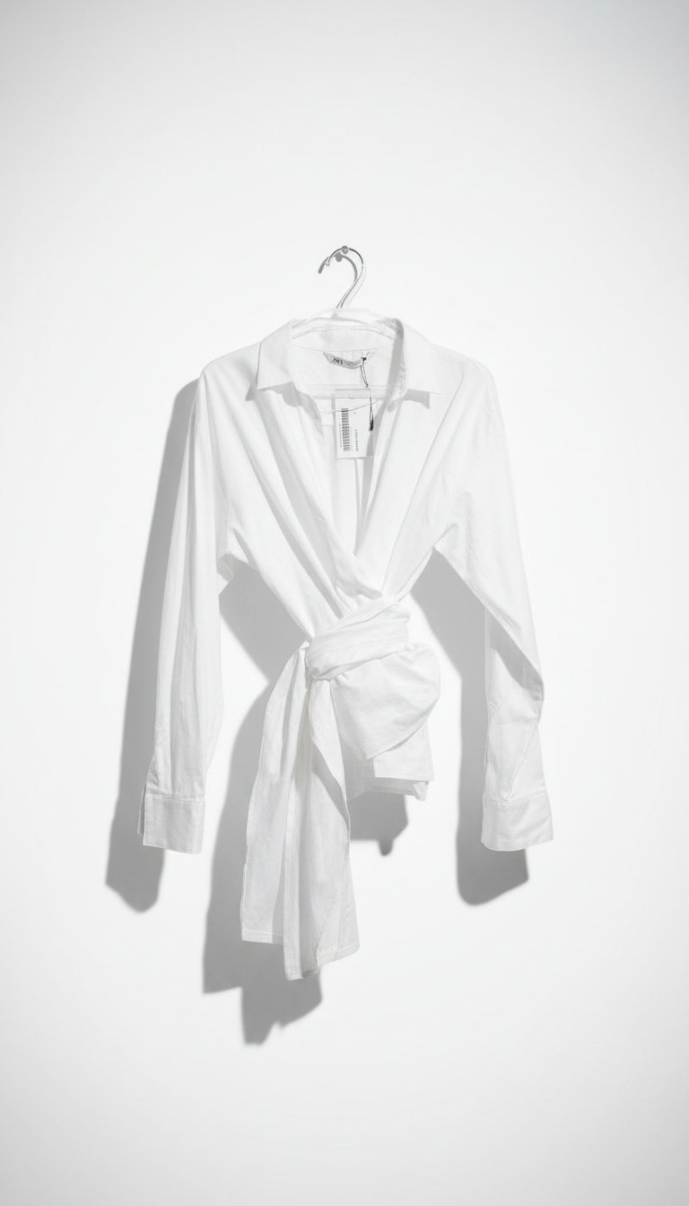 Chemise cache coeur 