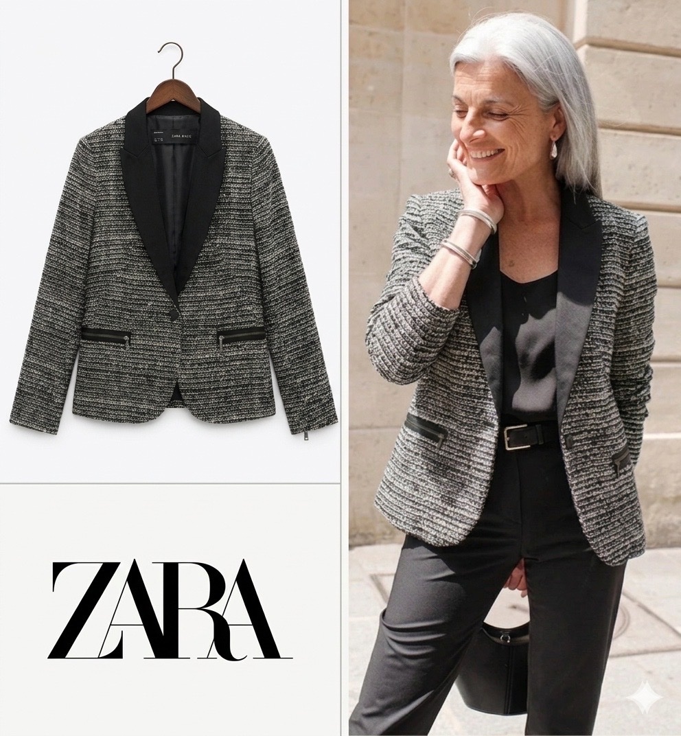 Blazer en tweed 