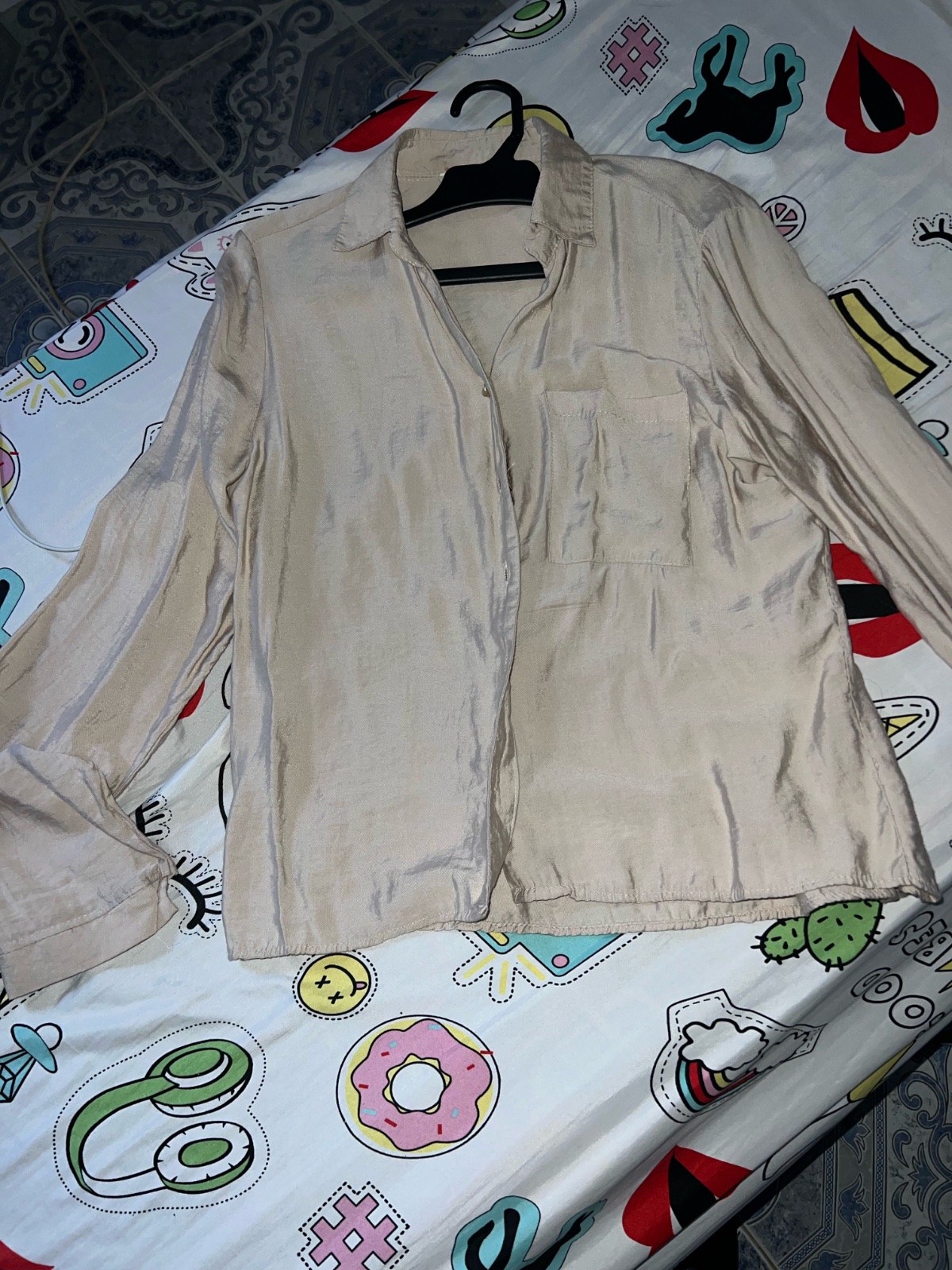 Chemise beige