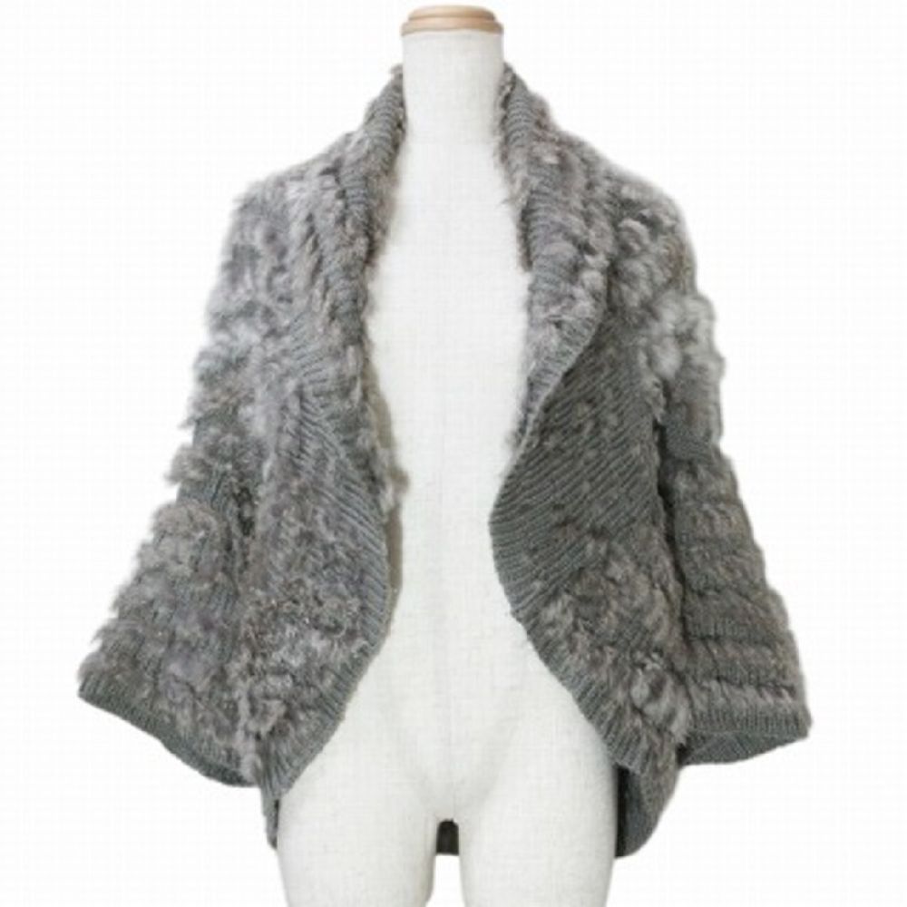 Gillet fourure lapin jdida neuf tlabes taille S et taille M