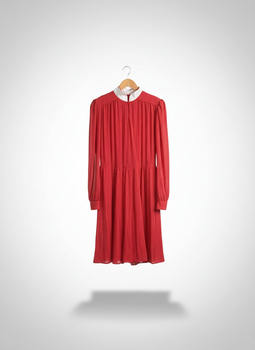 Robe rouge juste centure mefihech 