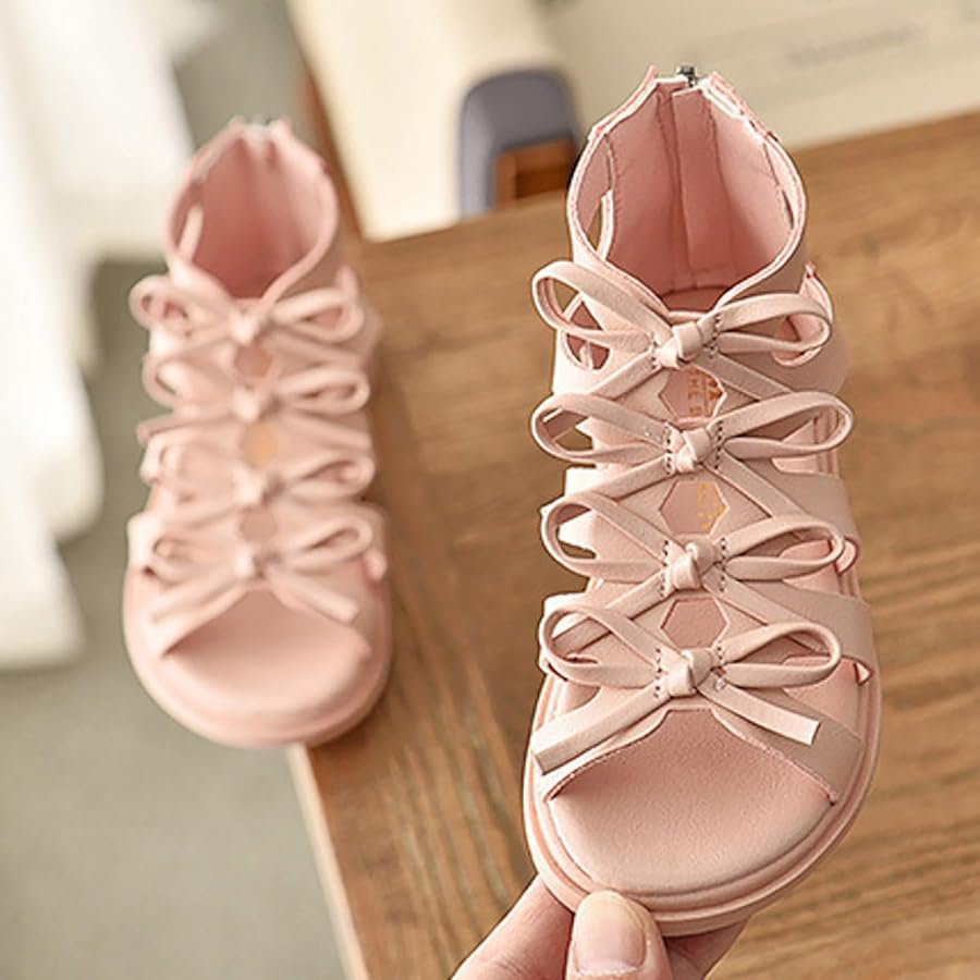 Sandale fille rose importé
