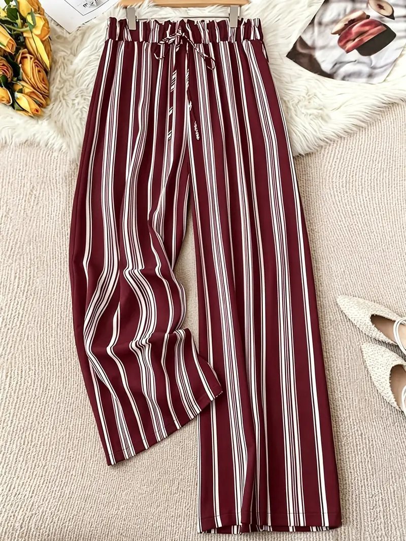 Pantalon bordeaux rillet 