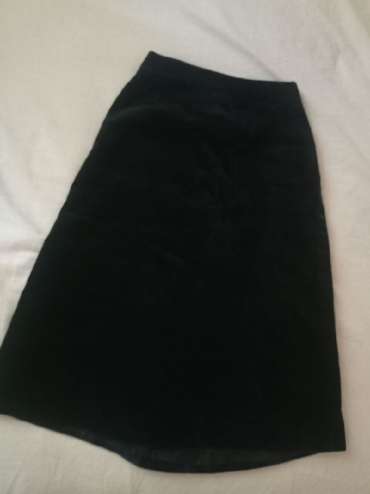 Jupe noir velour taille S