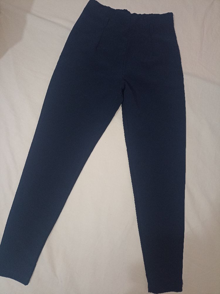 Pantalon 9mech bleu marine taille haute, ilabes taille XS