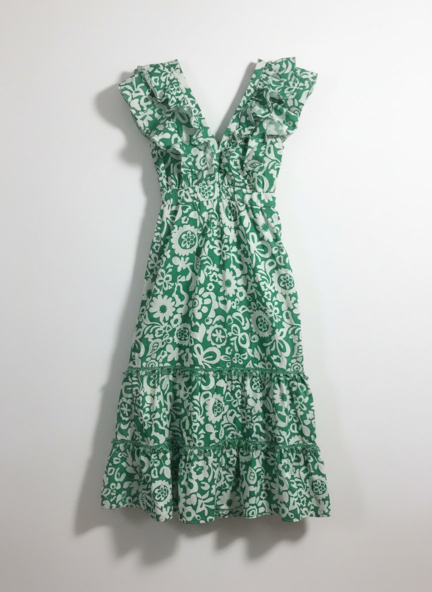 Robe verte twila sayefi maktouba taille L ama tlabes S/M et L 