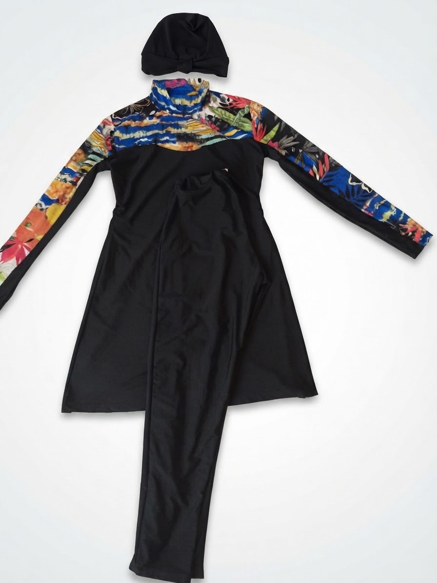 Burkini howa taille 40 ama ena na9eset fih ilabes taille S et M