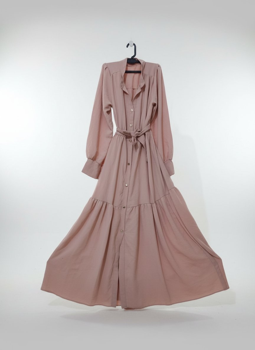 Robe longue du couleur rose tlabes taille S et M