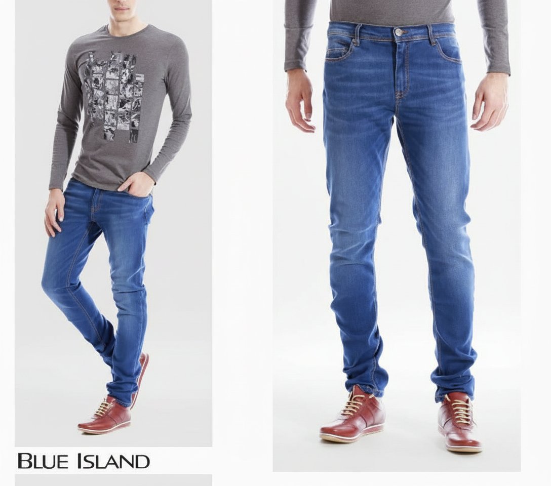 Jeans homme de la marque blue island de la taille 38