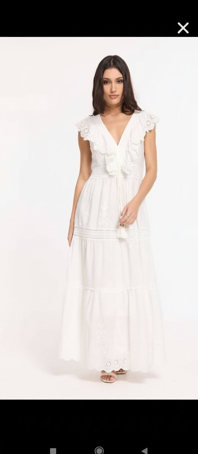 Robe blanc twila sayefi 