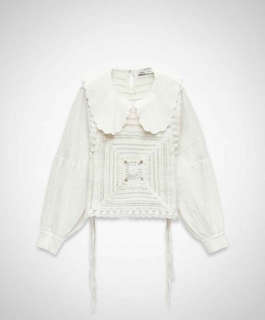 Chemise blanc de la marque ZARA talbes taille S/M