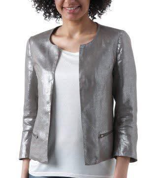 Veste courte en lin irisé tlabes Taille S/M