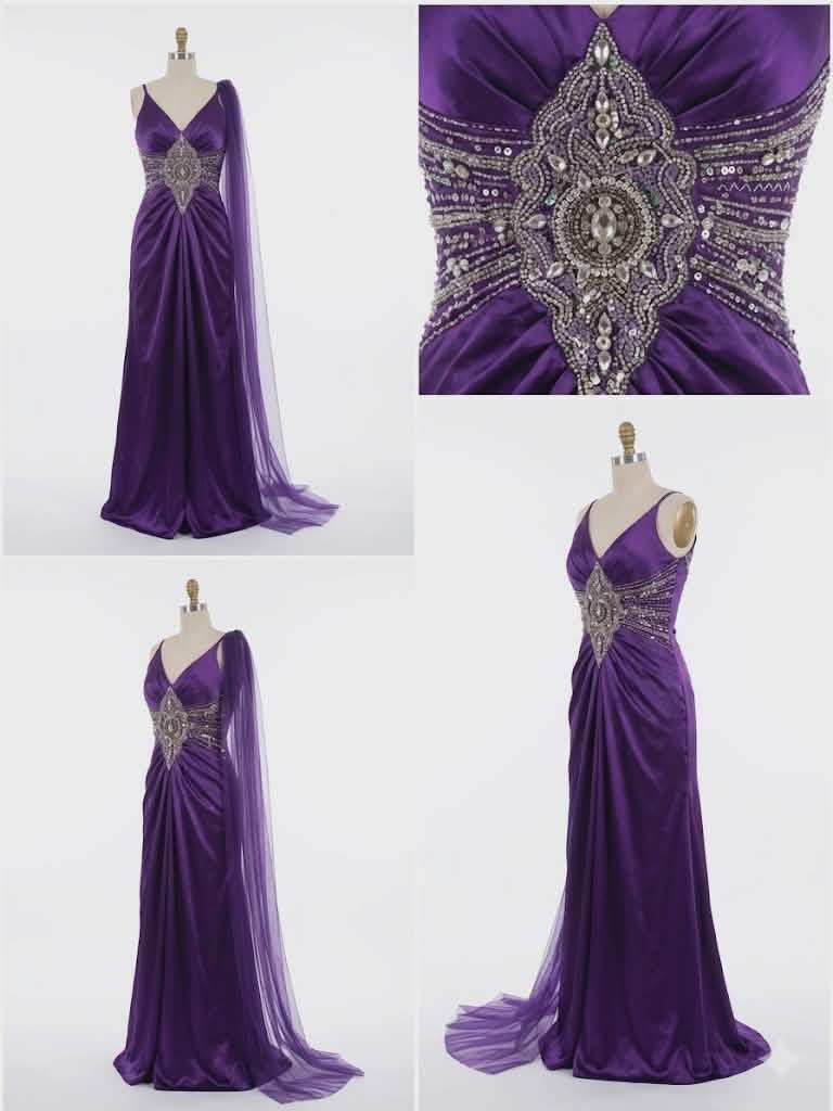 Robe jovani avec strass swarovski