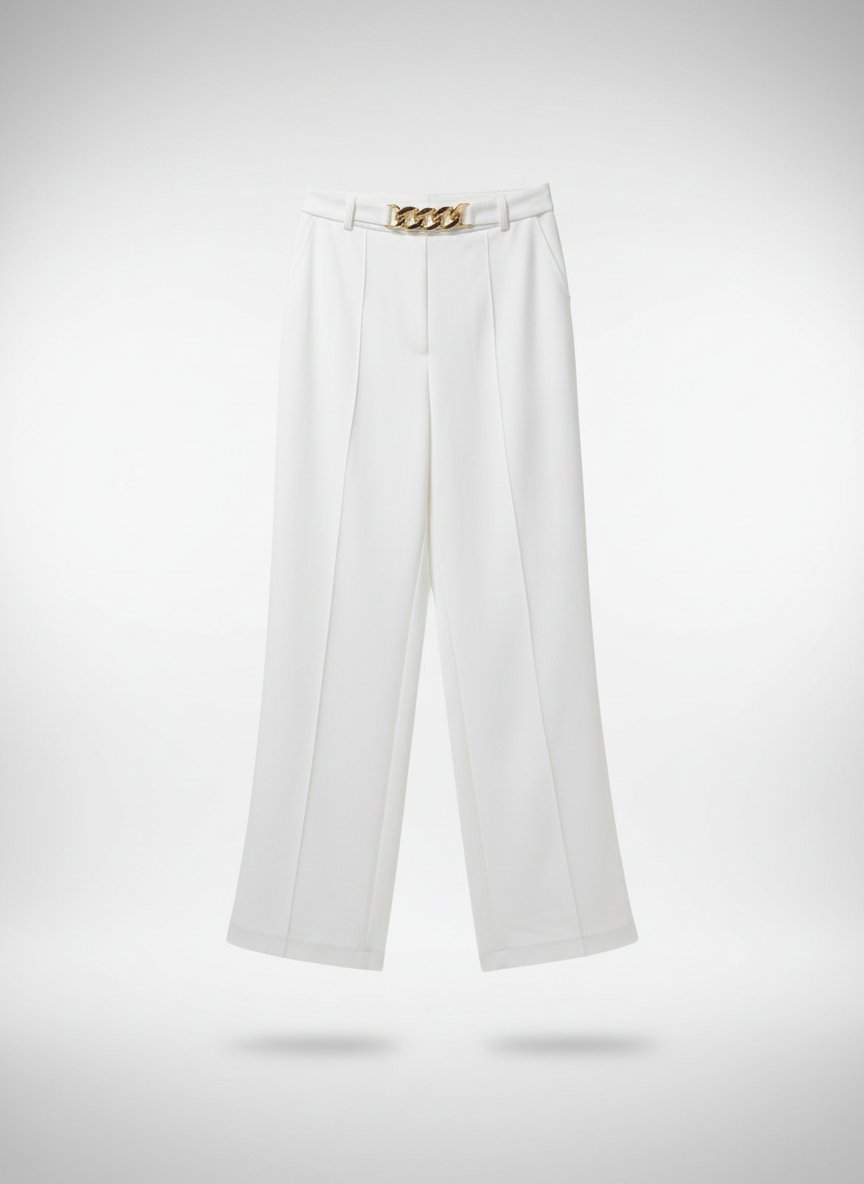 Pantalon blanc neuf + chemise offerte