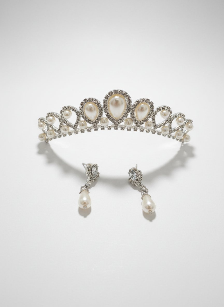 Couronne et boucles d’oreilles