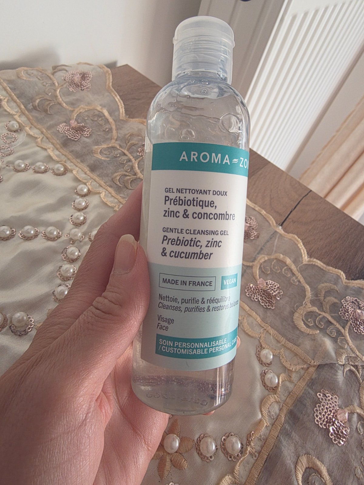 Gel nettoyant doux Prébiotique, Zinc & Concombre