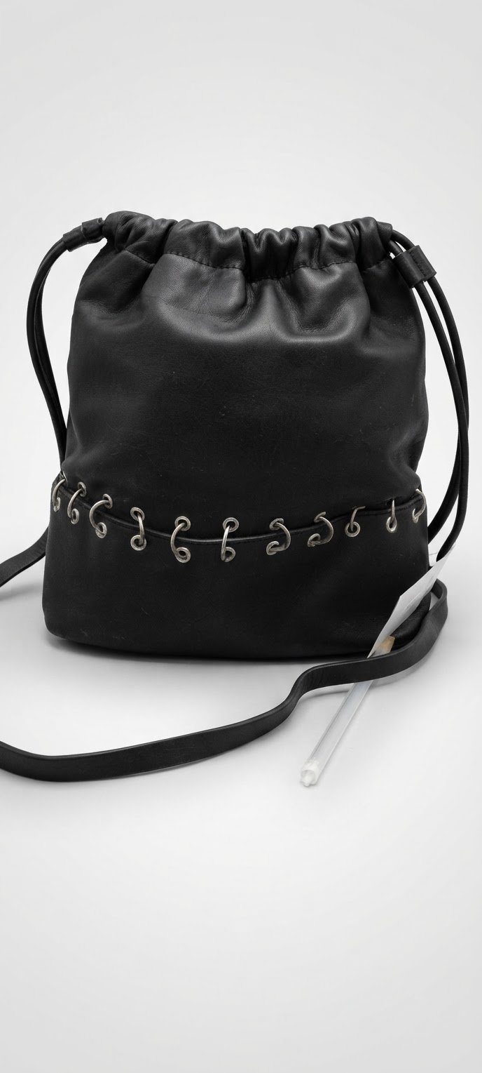Sac bandoulière en noir la marque pull& bear avec code série jamais porté 