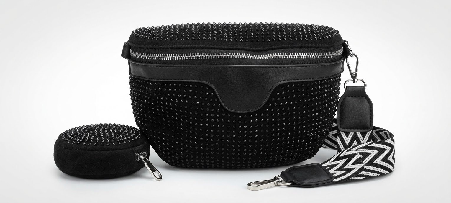 Sac bandoulière très tendance avec un Porte manaie 