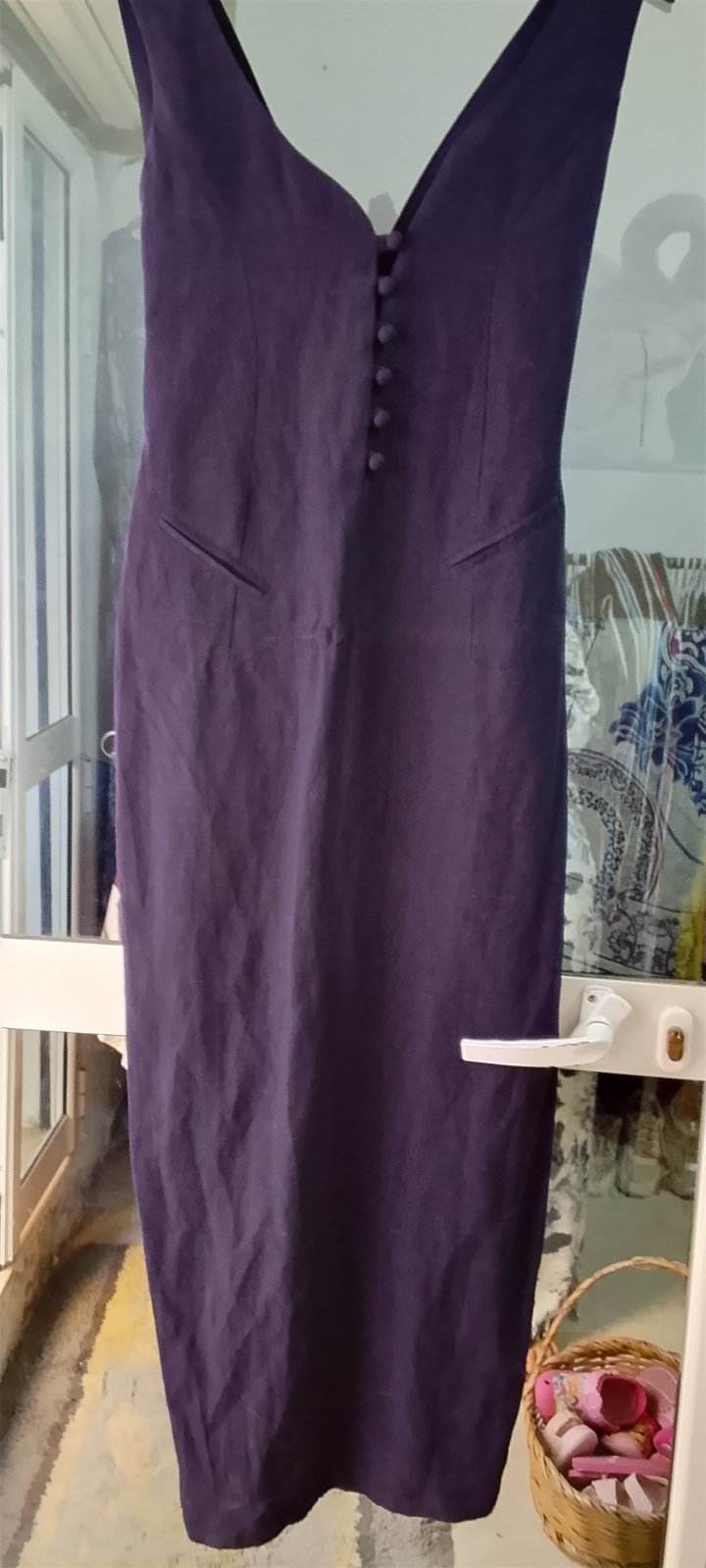 Robe Long et sans manche  bleu marine très classe 