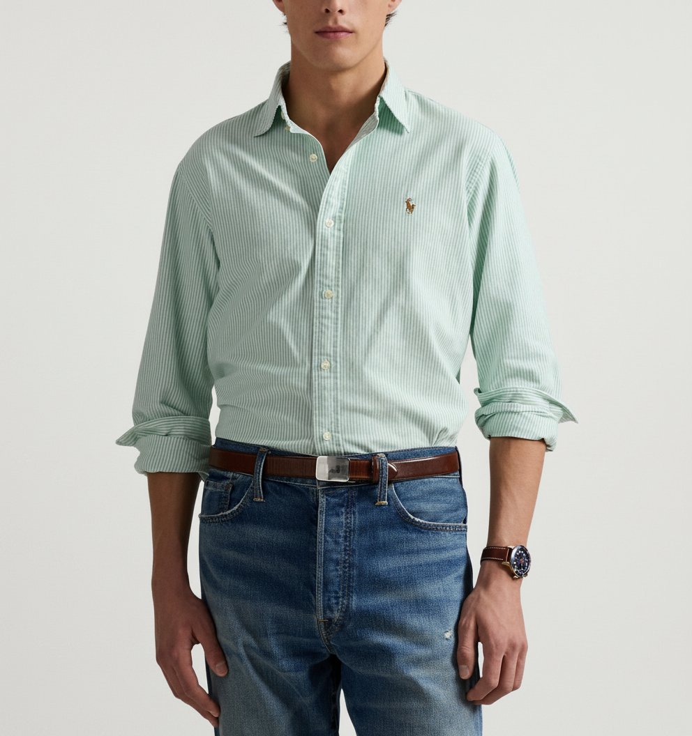 Chemise pour la marque ralph lauren la taille l en coton 