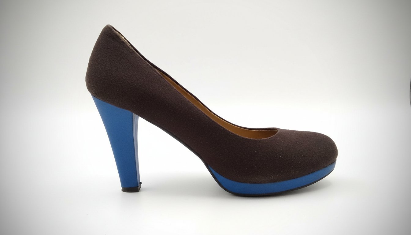 Talon en deux couleurs la marque carrou