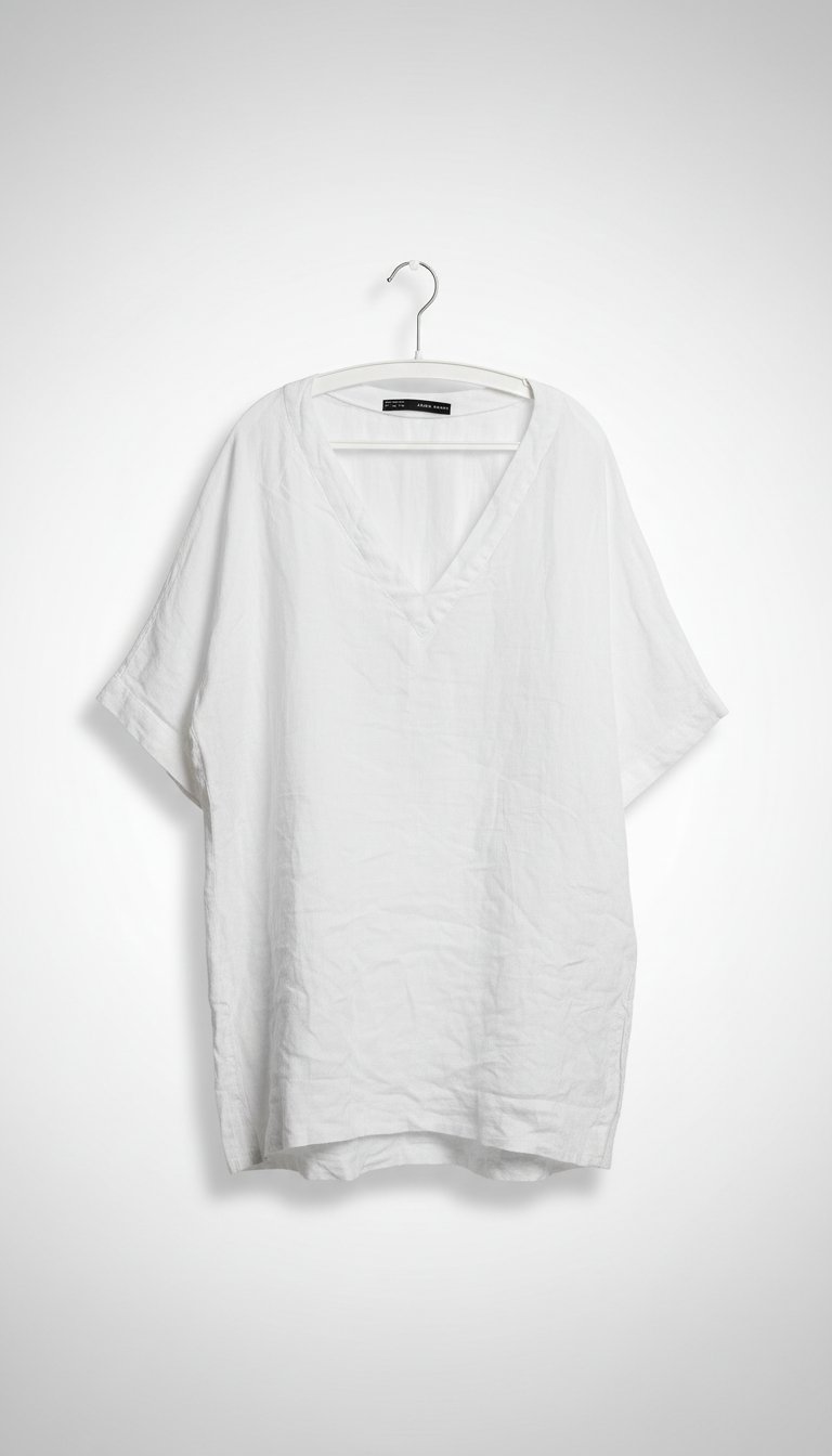 Robe courte kamraya blanc la marque zara avec doublure taille large