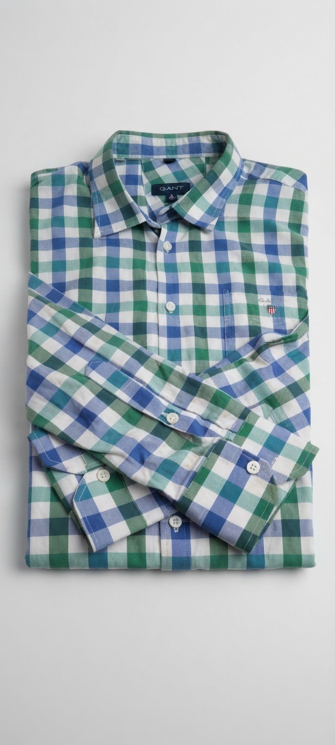 Chemise homme la marque gant en coton 