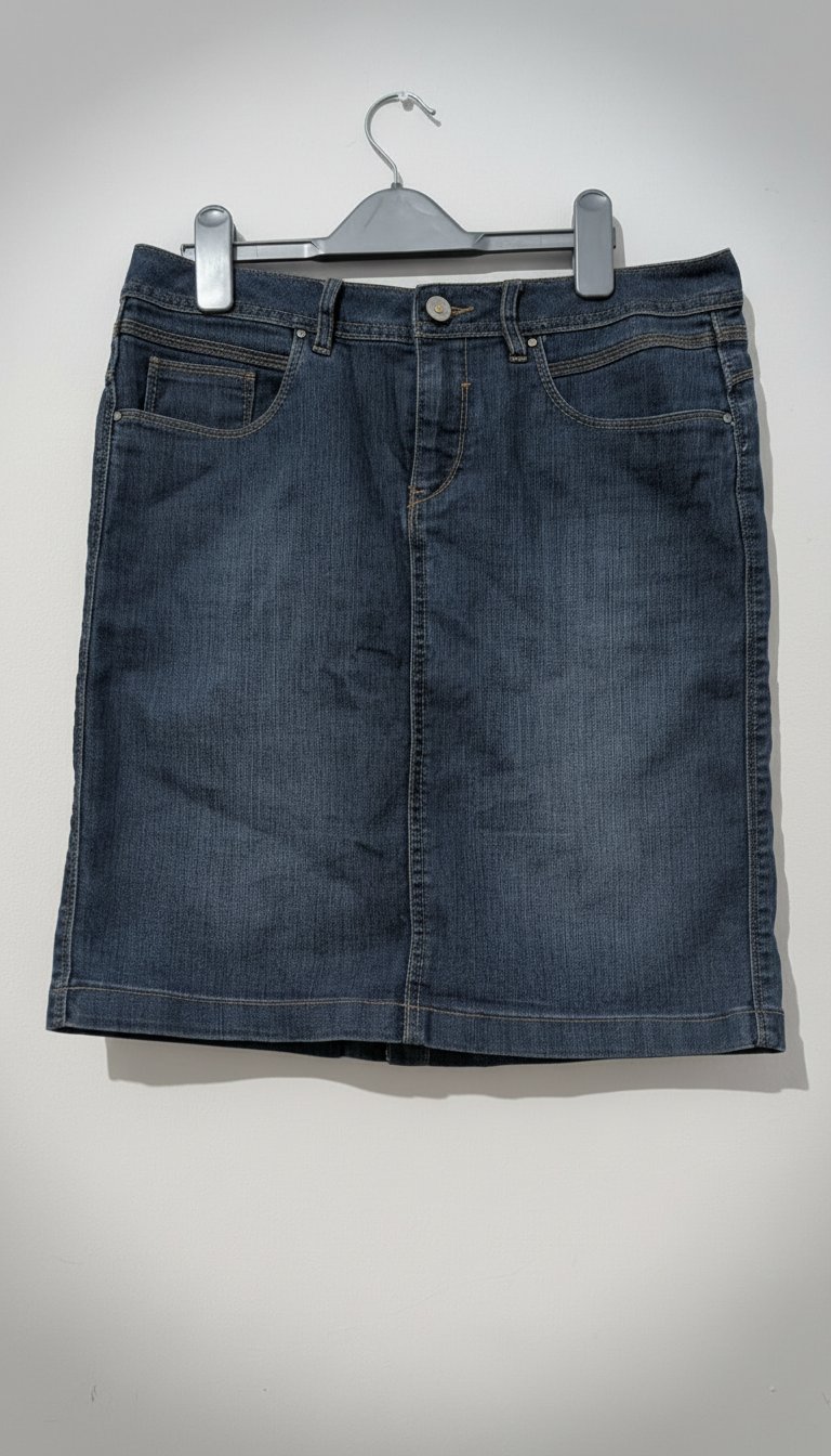 Jupe jeans courte 