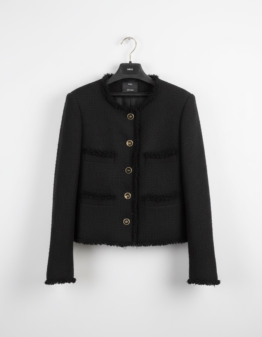 Veste noire Mango
