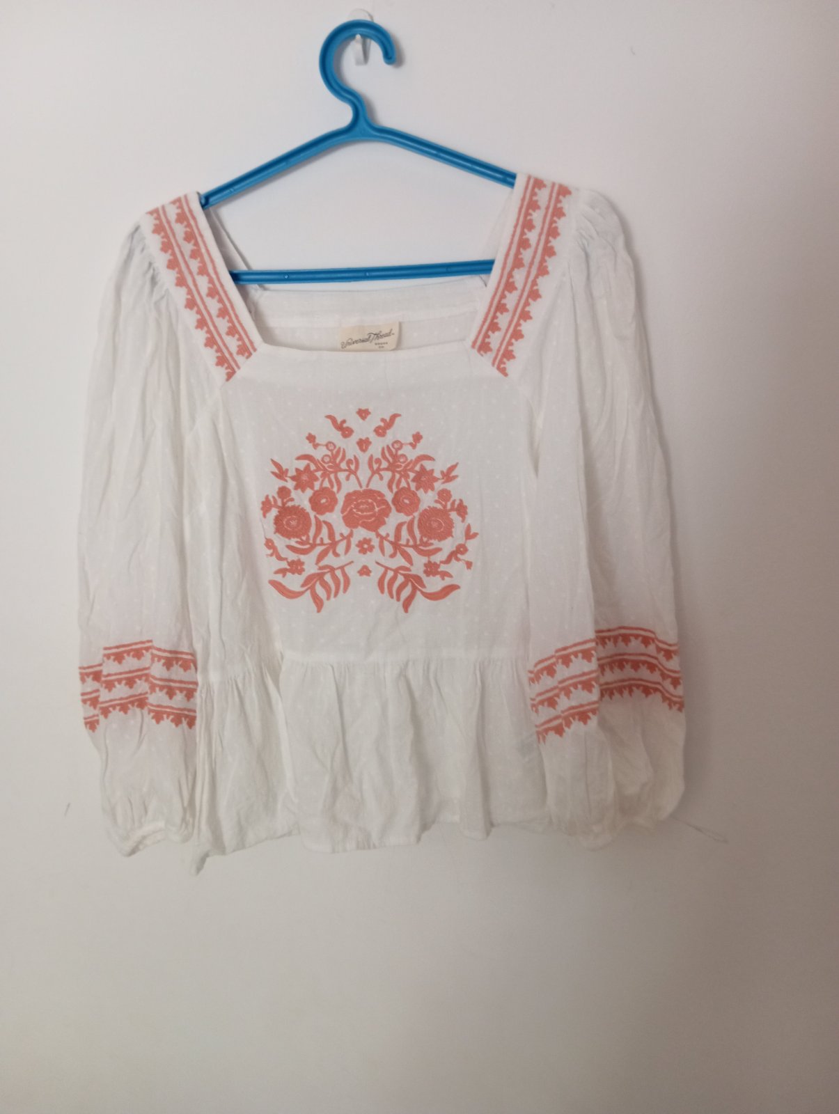 Chemise broderie anglaise en 100% coton
