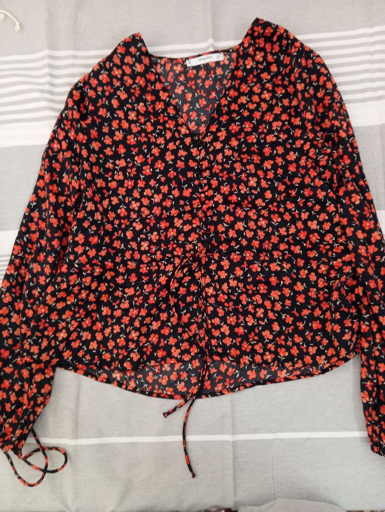 Blouse fleurie mango taille S