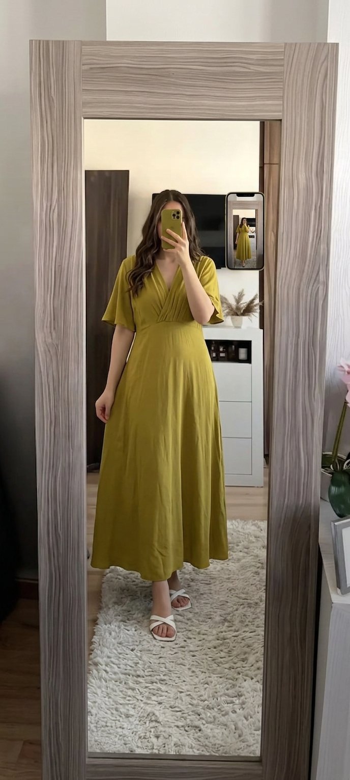 Robe vert 