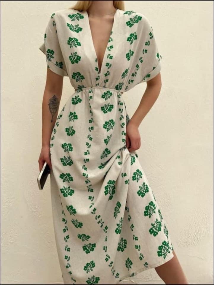 Robe en lin neuve taille 36/38